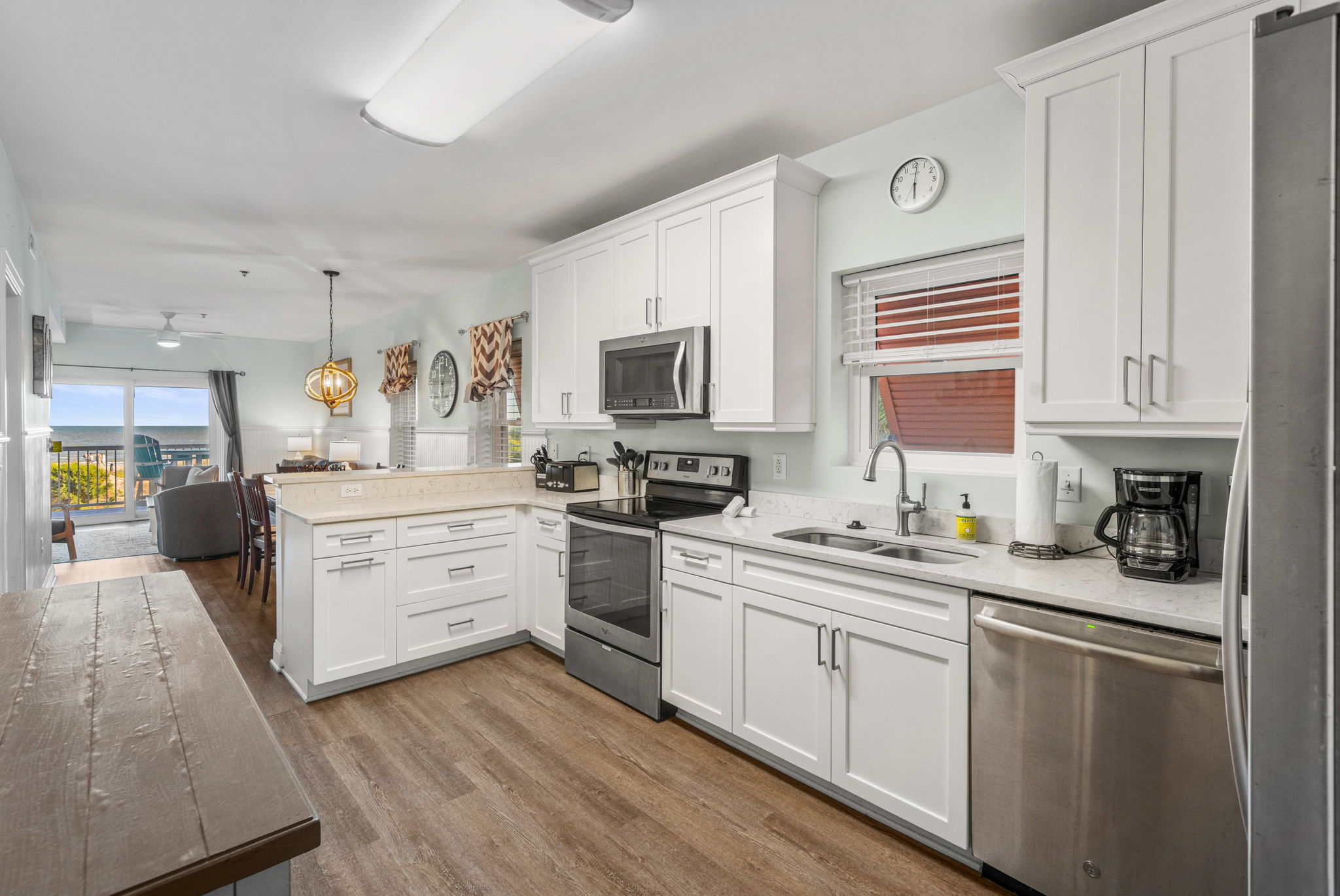 Kitchen | Sand Dollar | 102 Oceanview | 1116 Ocean Blvd, Isle of Palms, SC | IOP Escapes