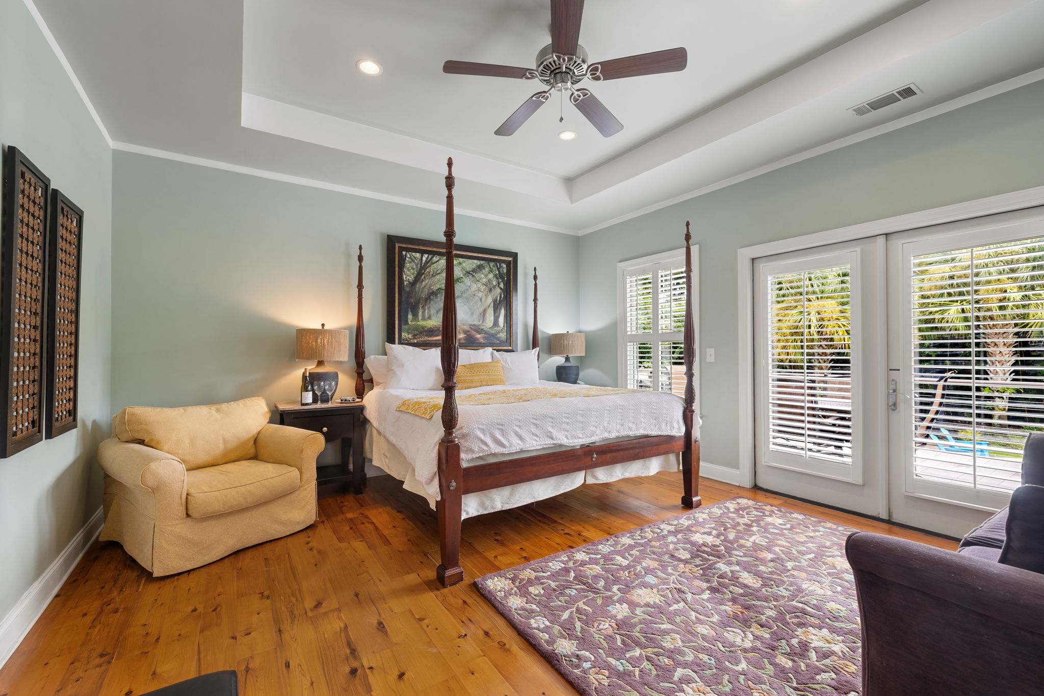 Each of the King Suites opens to back Deck