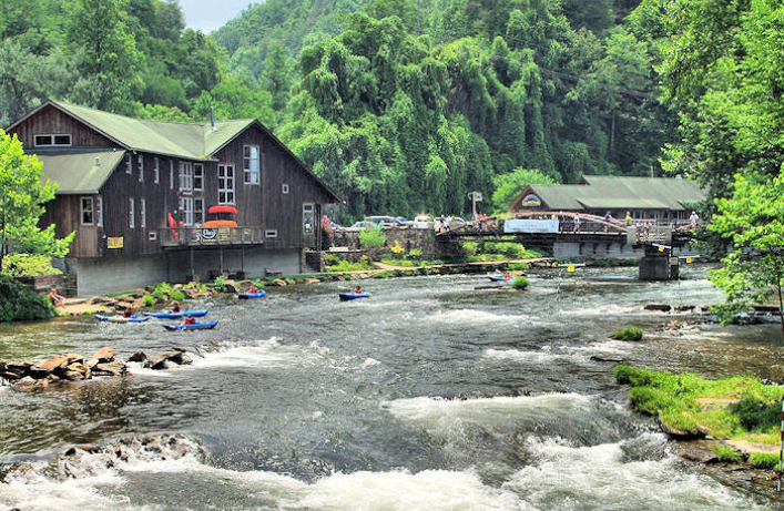 Adventure Awaits: Embrace outdoor fun at Nantahala Outdoor Center, just an hour away!