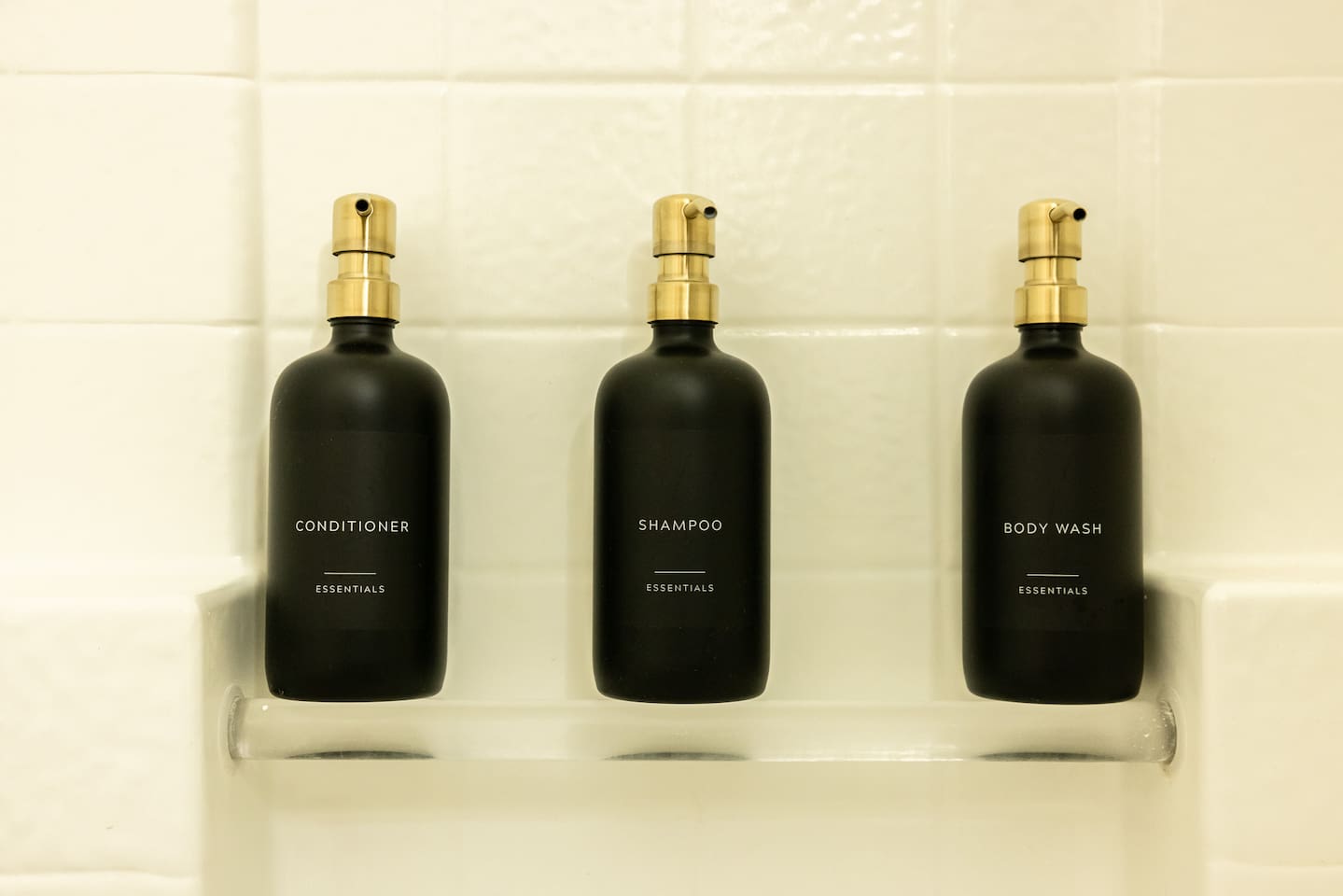 Shampoo, Body Wash and Conditioner Provided