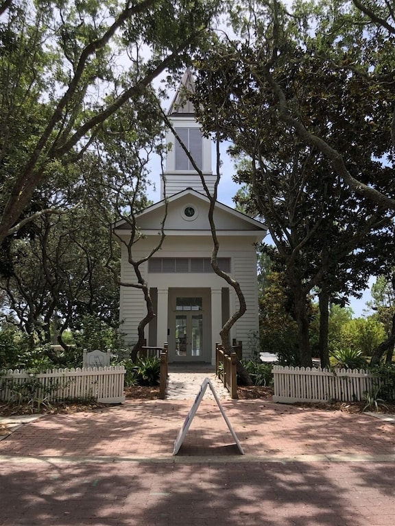 Beautiful and peaceful Carillon Chapel on the lake.