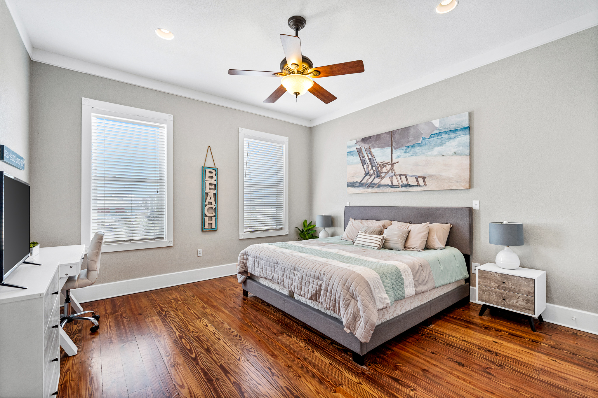 Downstairs King master bedroom