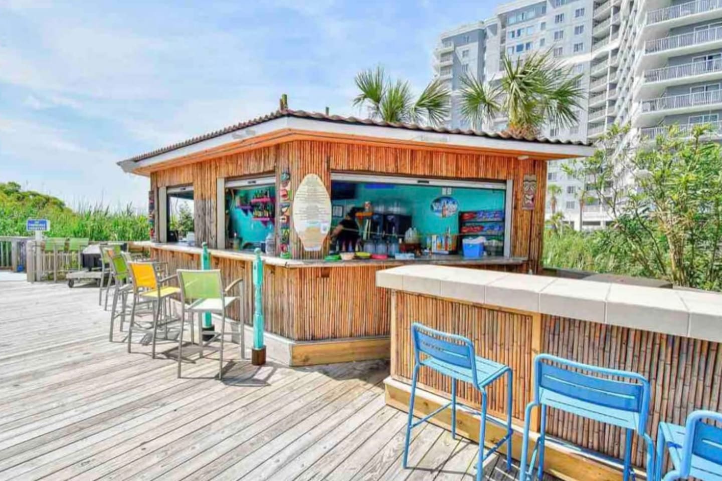 Seasonal Tiki Bar located in North tower area