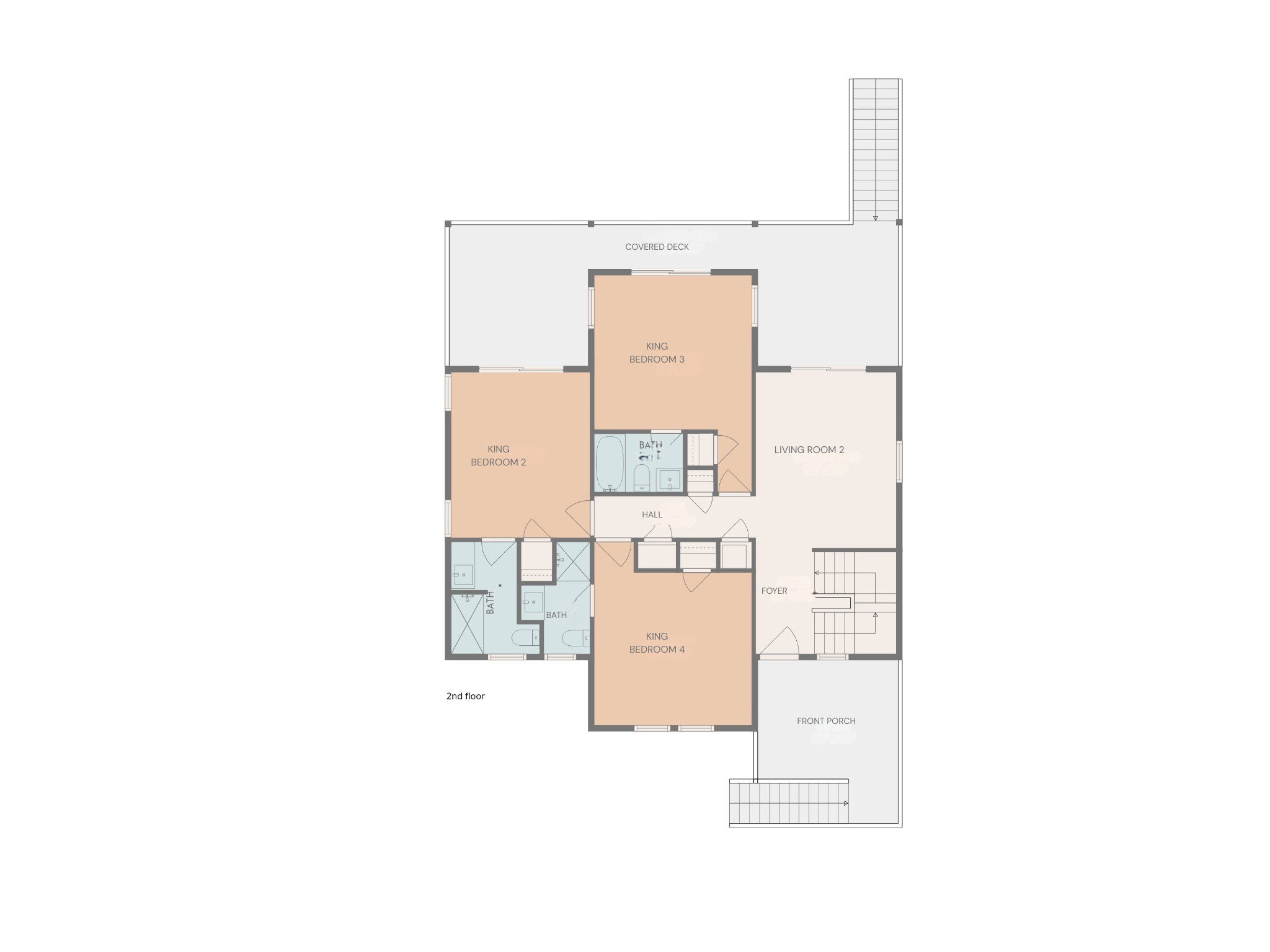 Mid- Level Floor Plan