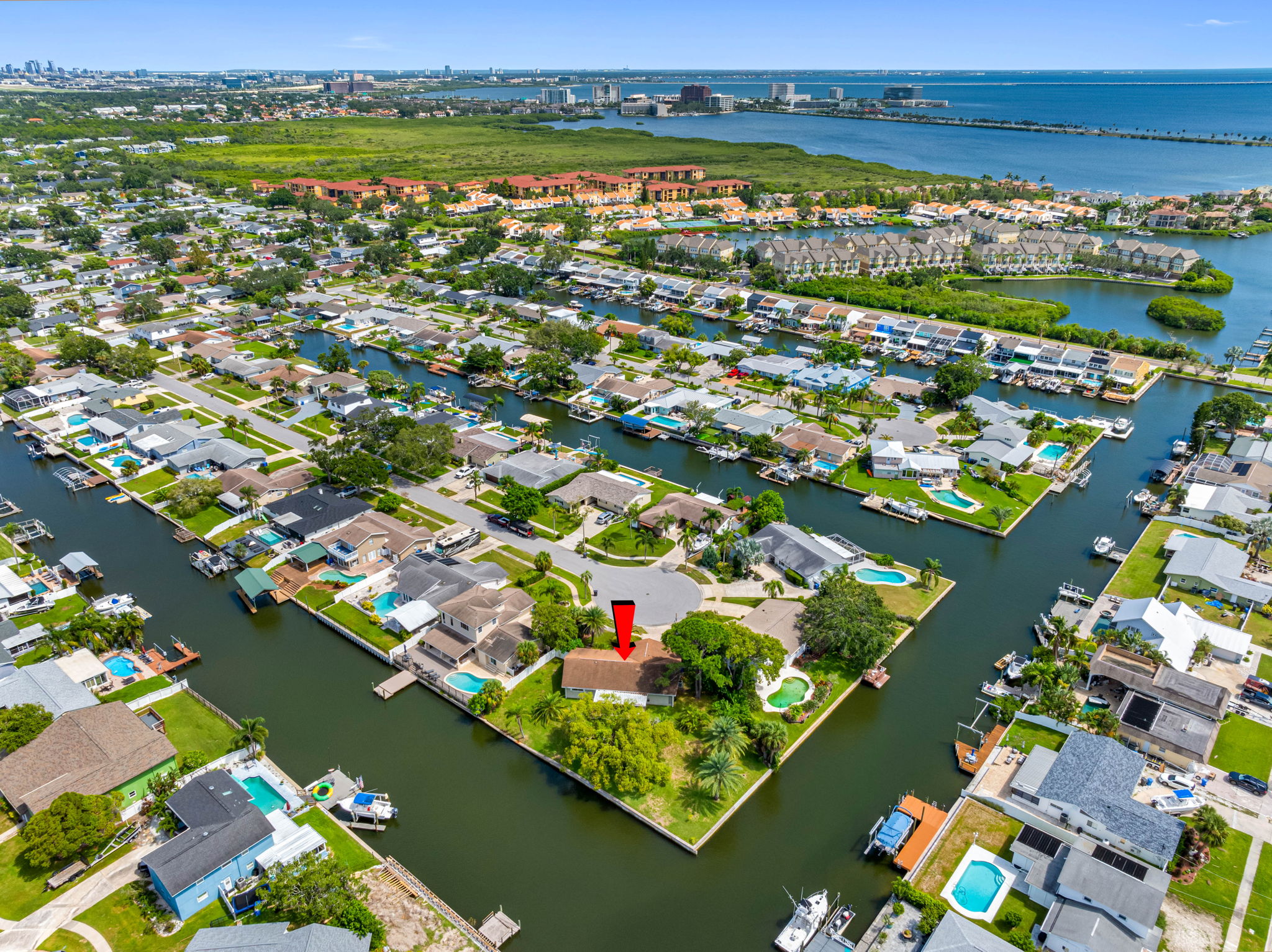 Aerial View of the Neighborhood