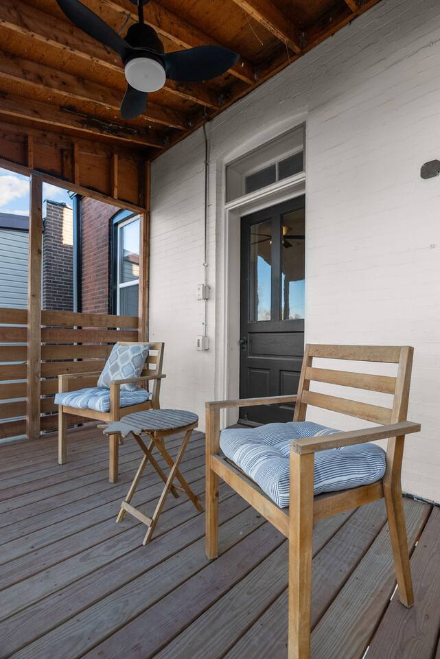 Sip you morning coffee from the balcony overlooking the back yard, right off the master suite.