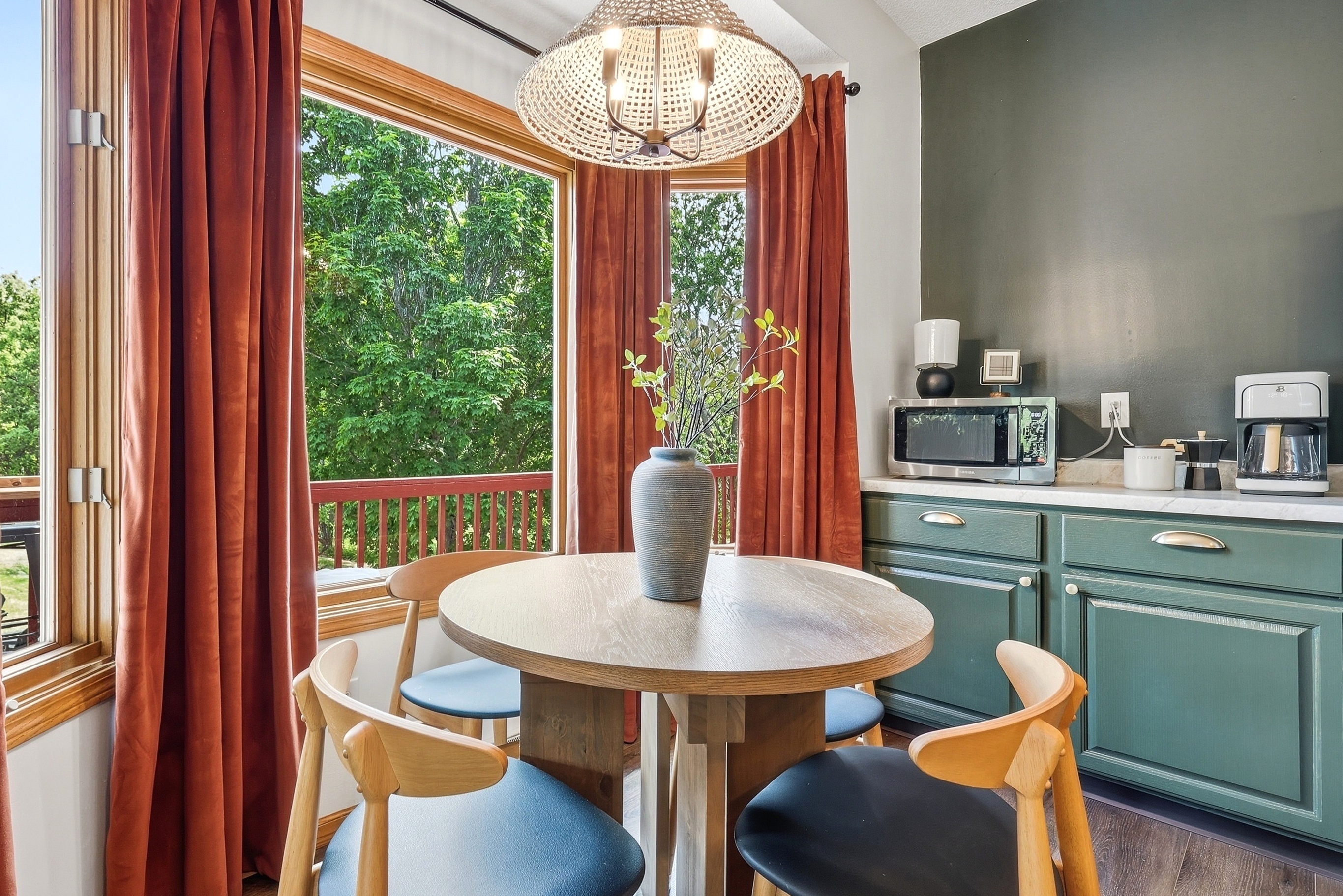 Breakfast awaits you in the nook!