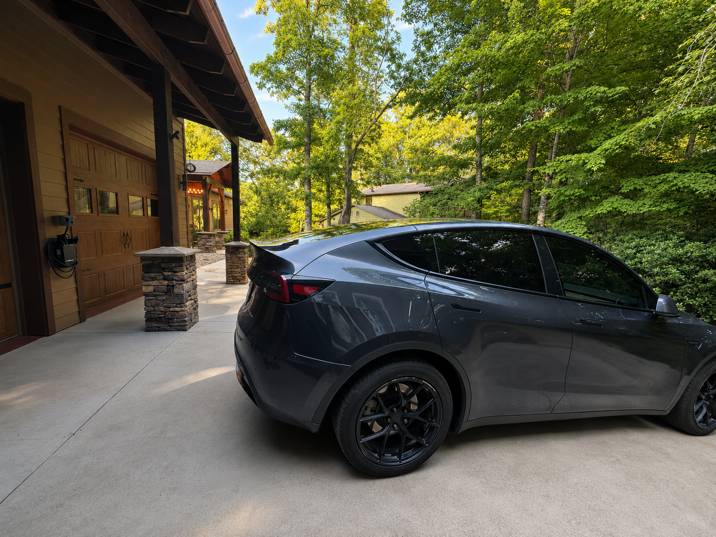 {Level 2 EV Charging}

Arrive, plug in, and let your car recharge while you settle into vacation mode. Whether you're heading out to explore or staying in to unwind, our convenient Level 2 EV charger keeps your vehicle ready for every adventure. 🚗🌿