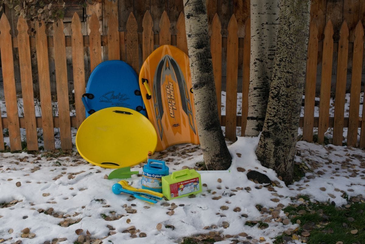 Sleds and Winter Toys