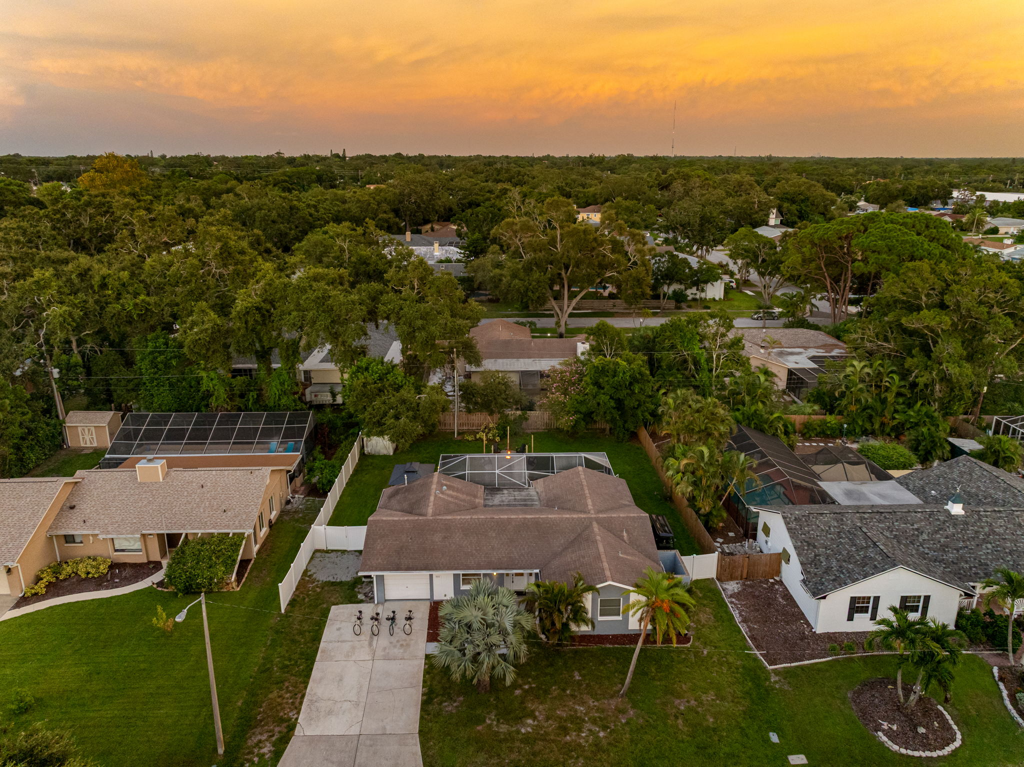 Aerial View of the Neighborhood