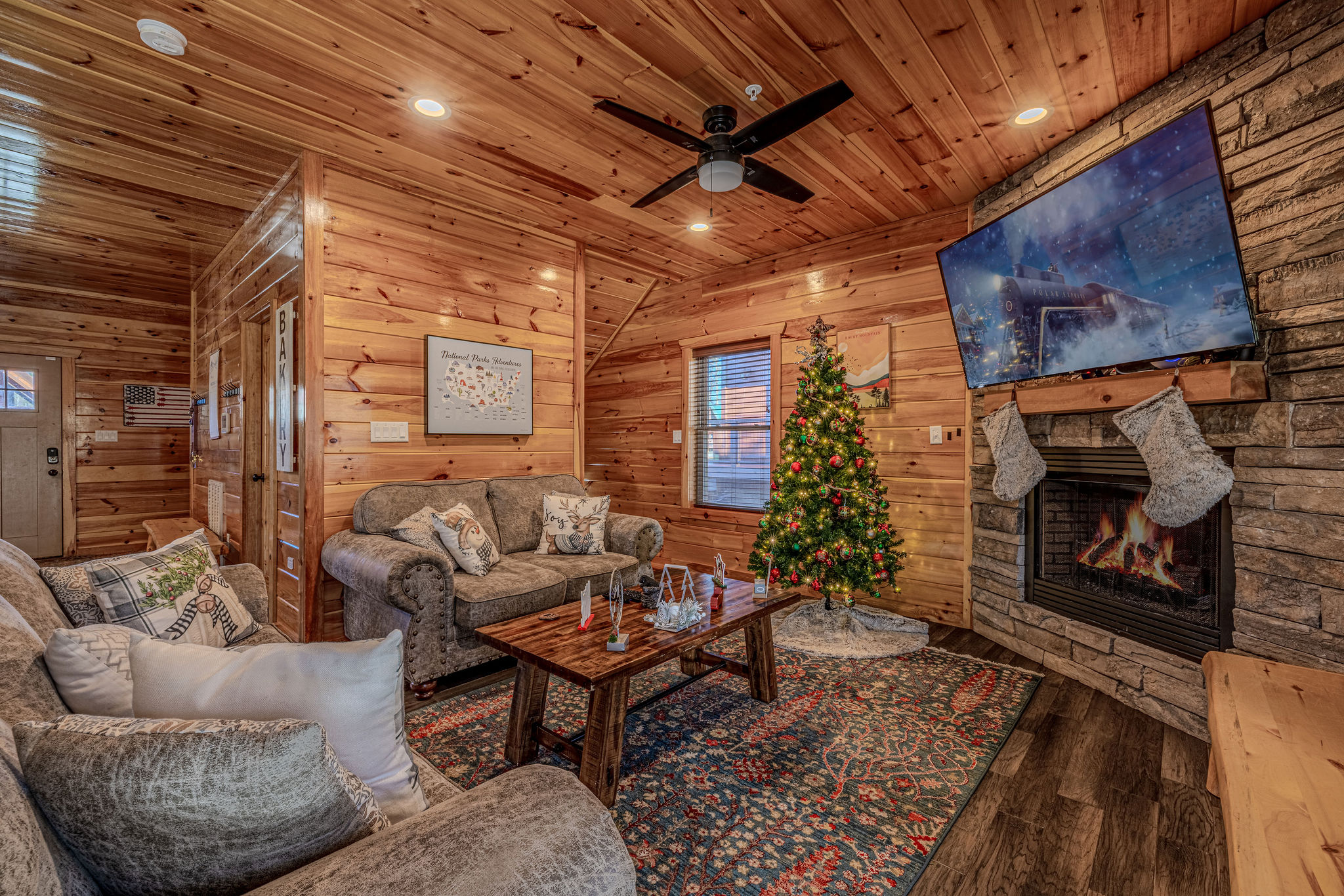 Every corner feels like Christmas at Mountain Dream!