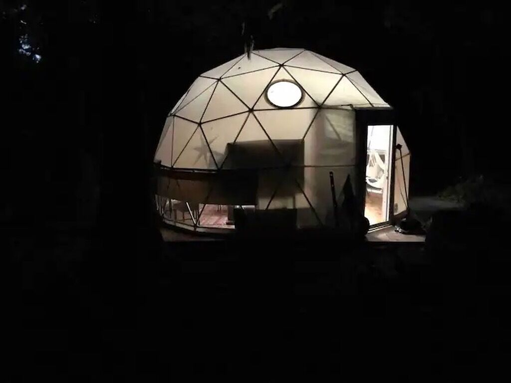 The dome at night!