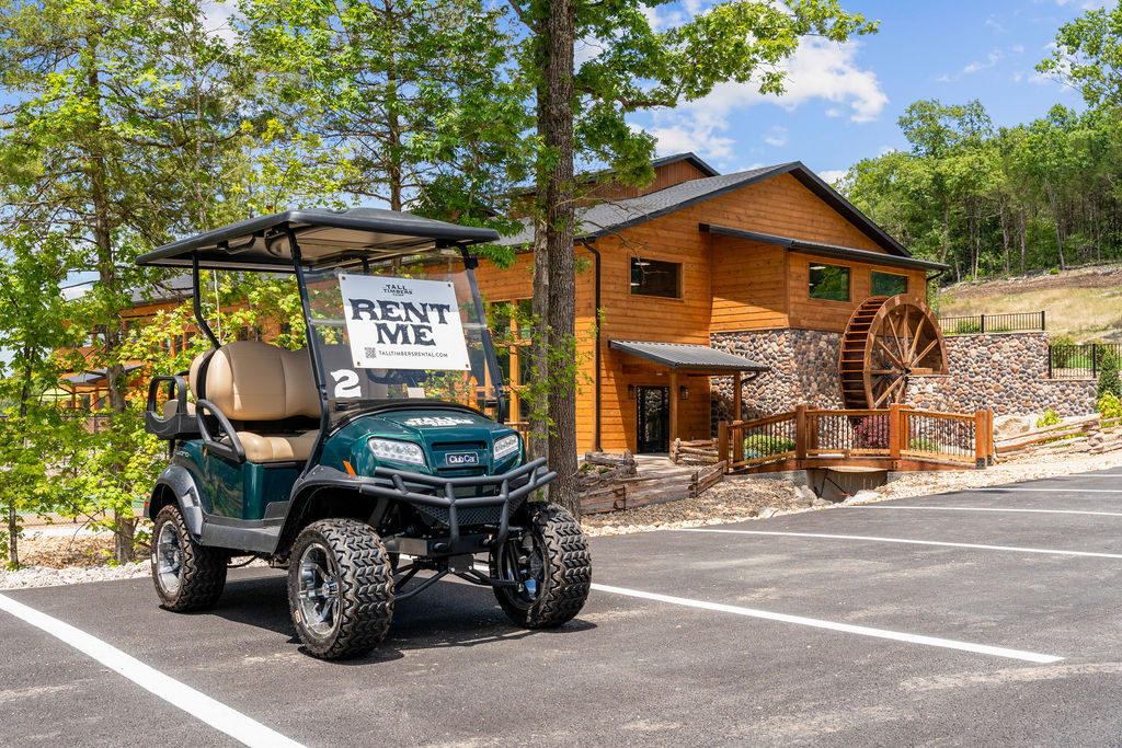 Golf carts are available for renting to help zip around the camp in style!