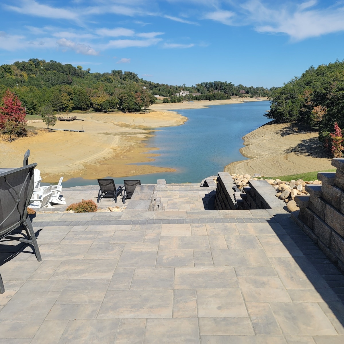 What the lake looks like in Mid October