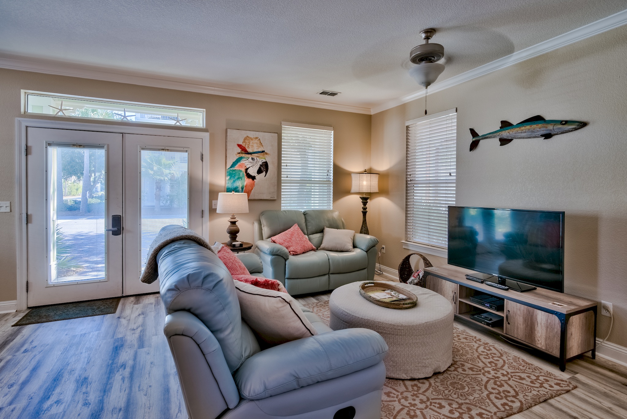 Living Room 1: (First Floor) A perfect space for unwinding after a long day, enjoying movie nights or simply lounging.