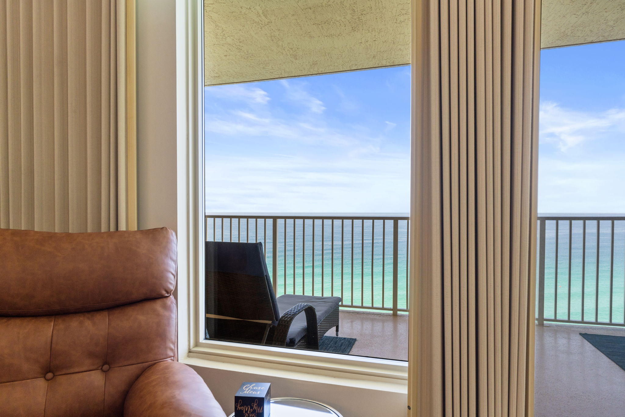 Amazing Beach View from Living Room