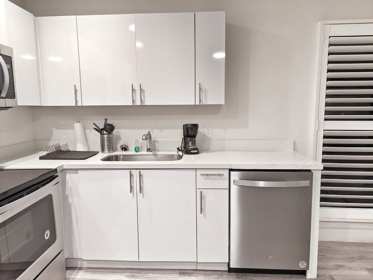 Featuring dishwasher and deep sink.