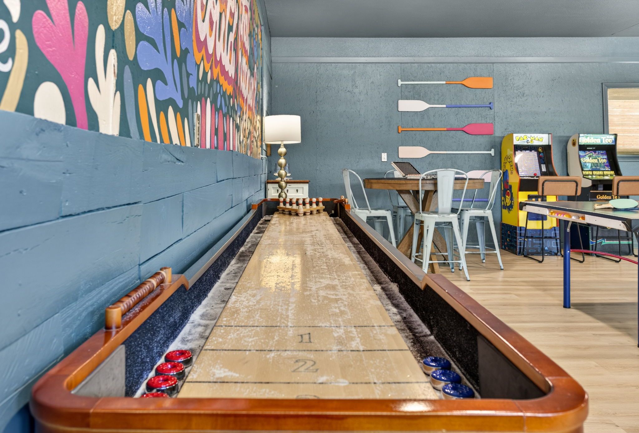 Game Room Shuffle Board