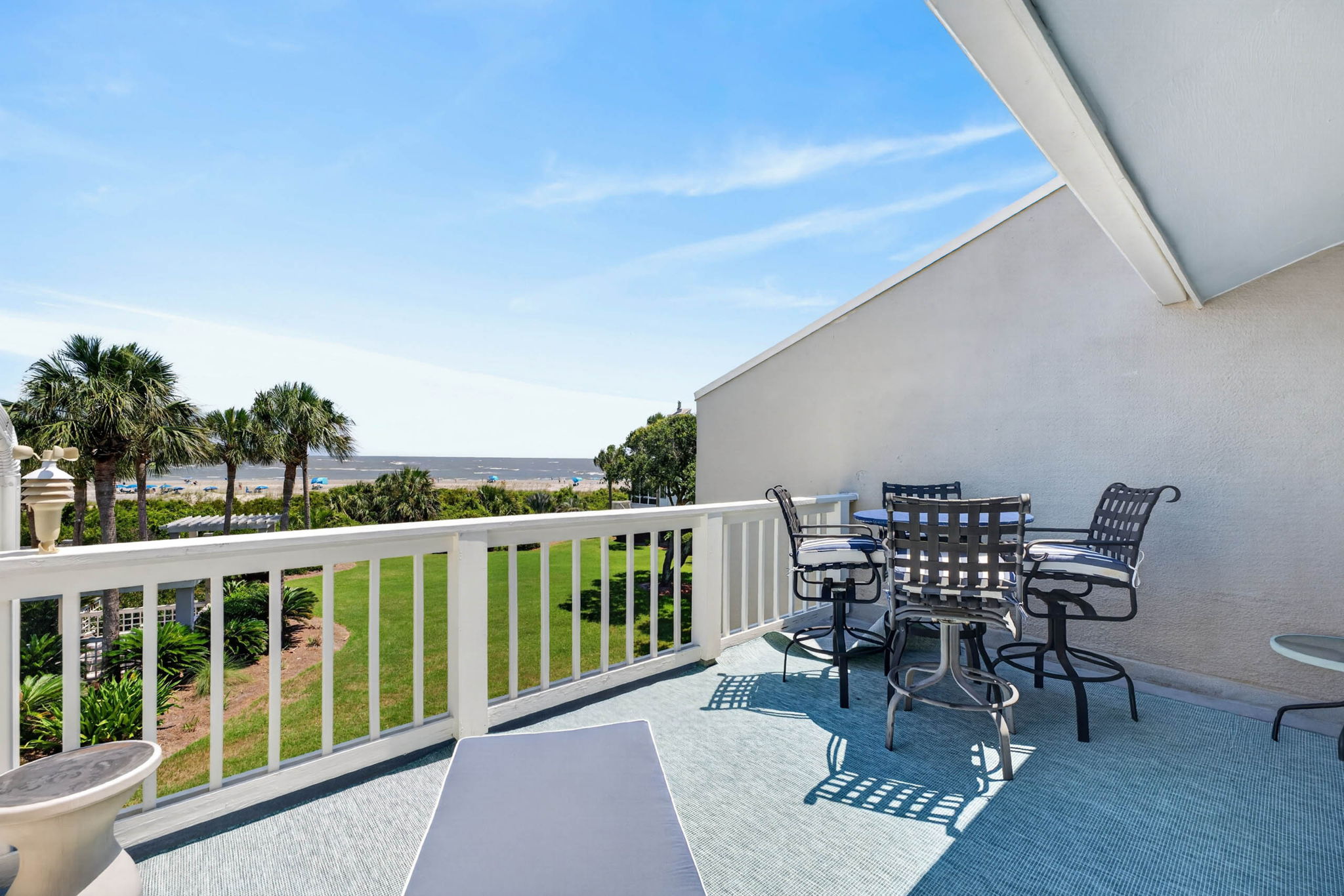 Oceanfront balcony | Oceans 22 | 22 Beach Club Villas, Wild Dunes | IOP Escapes