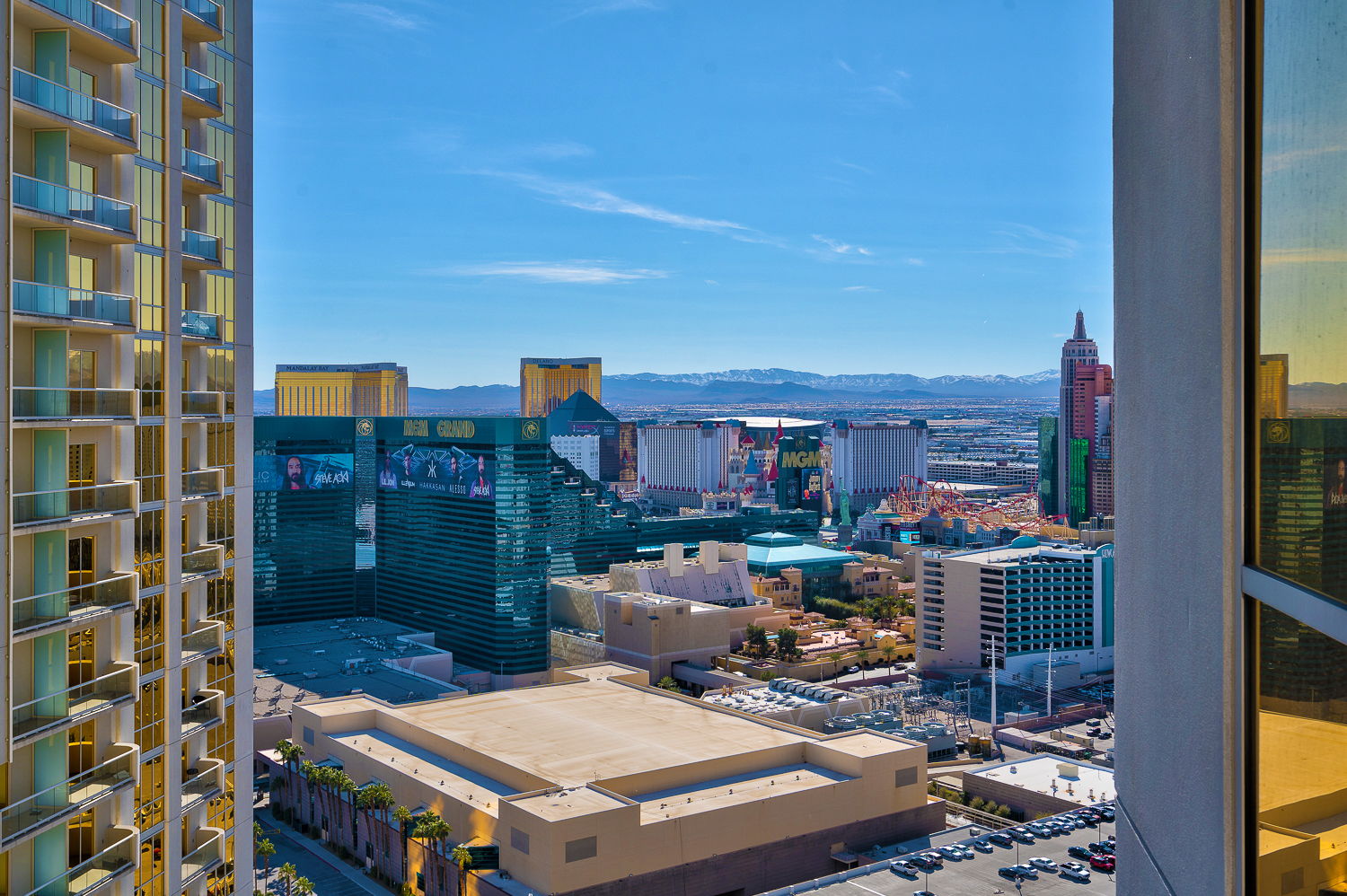 MGM Tower 2 · Units 3202+3204 — Strip View