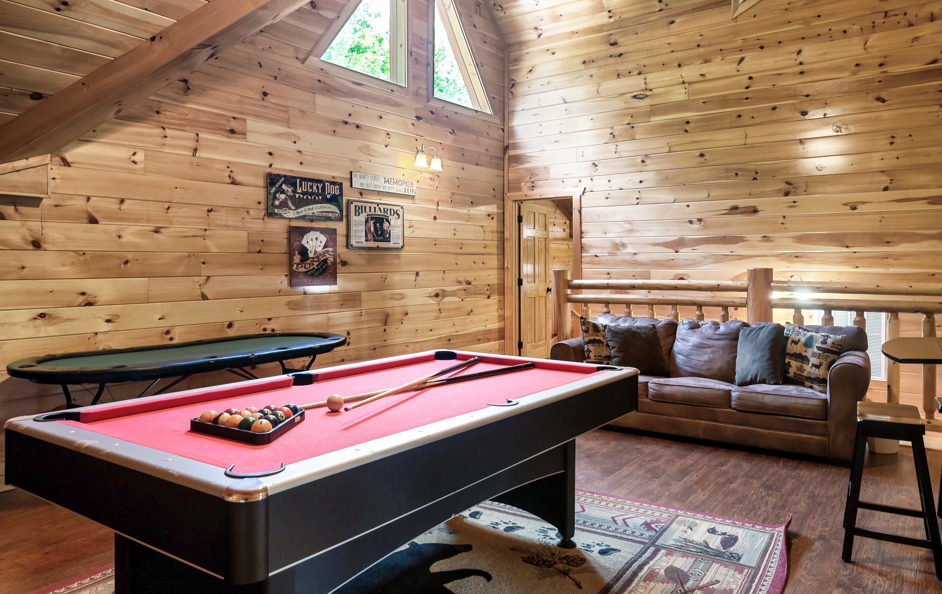 Bring everyone together in the game room where pool, lounging, and shared fun keep the energy high