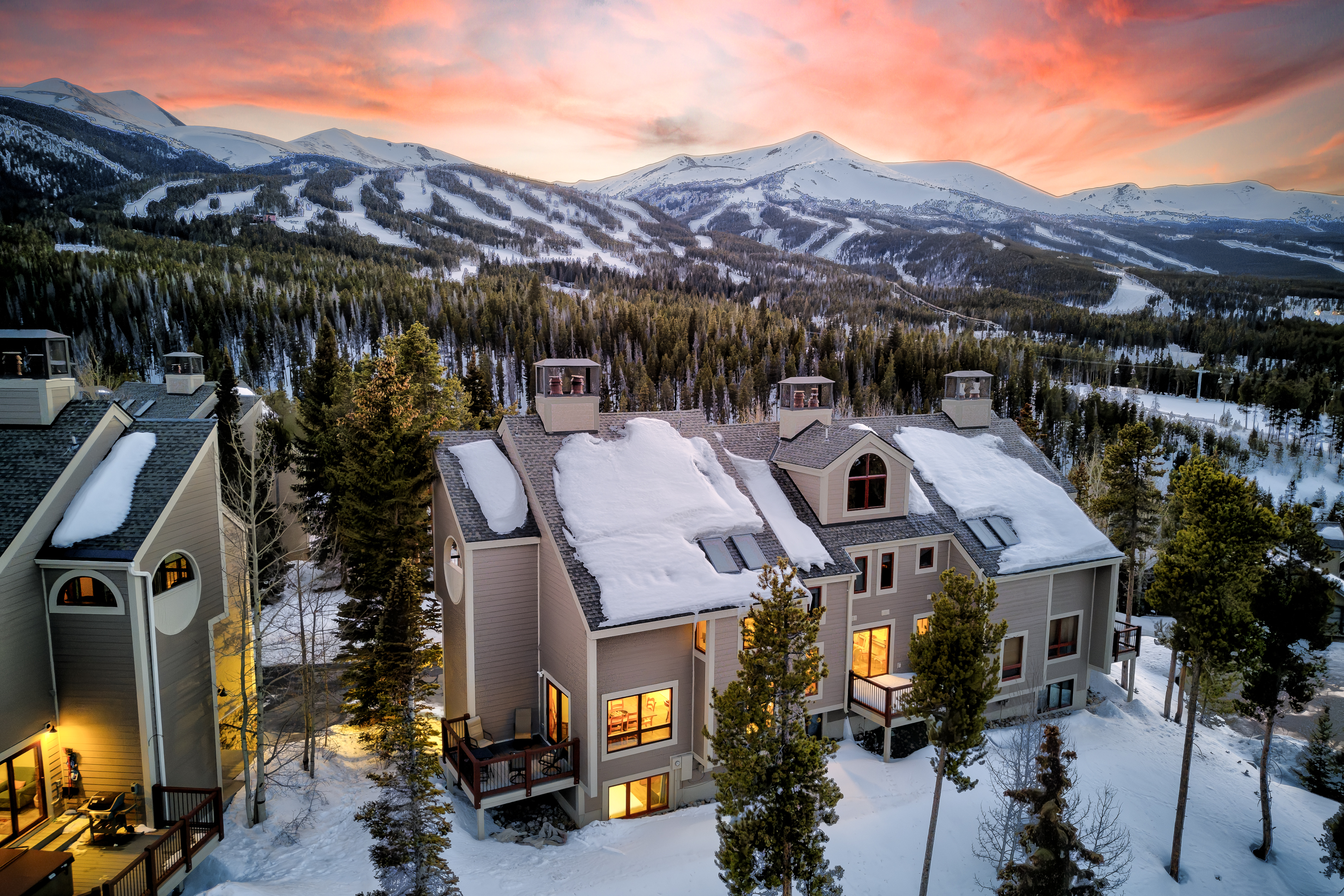 Cloud 9 bordering Peak 9 of Breckenridge Ski Resort