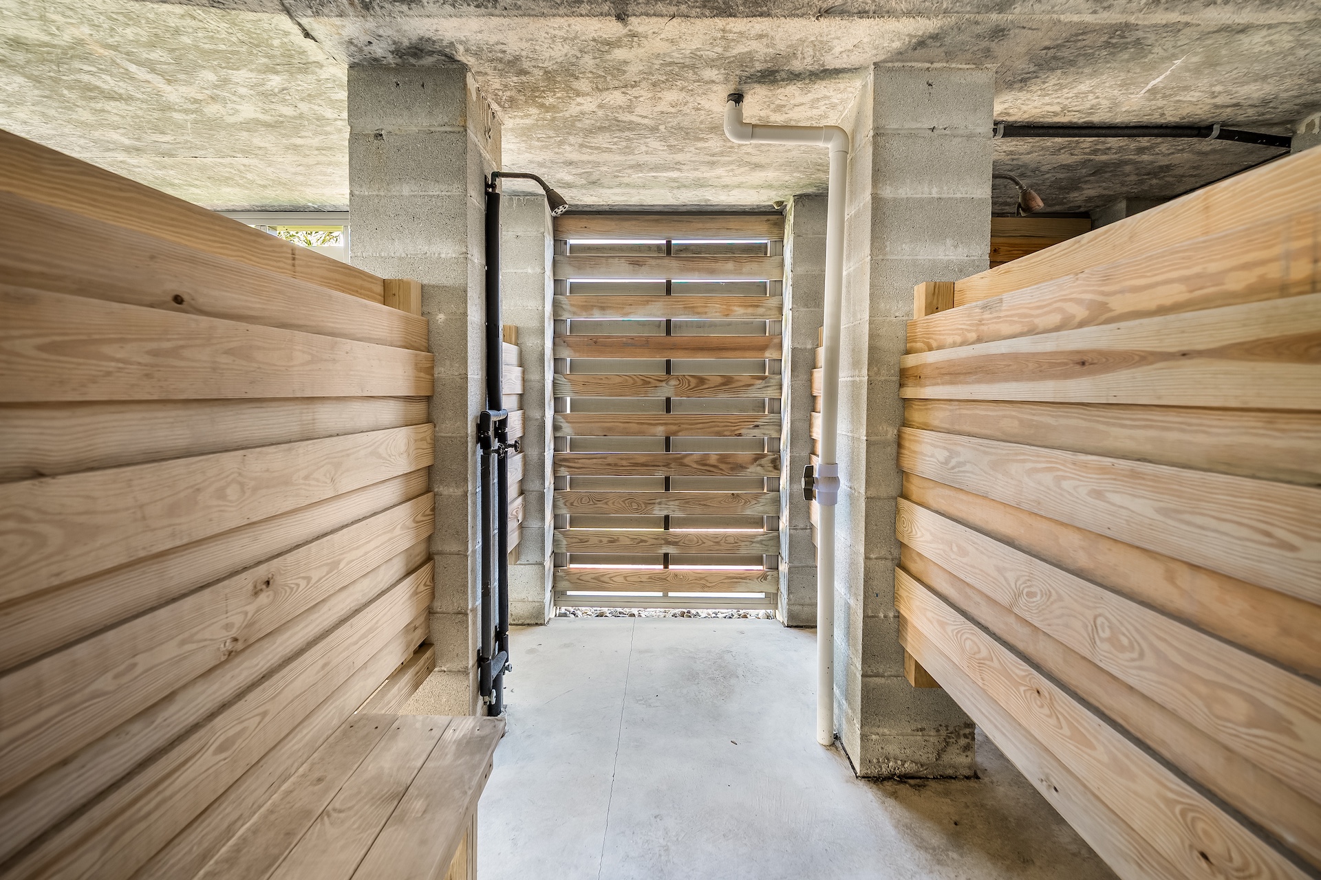 Outdoor Shower 3 | Beach Shelter | 3708 Palm Blvd | Isle of Palms, SC | IOP Escapes