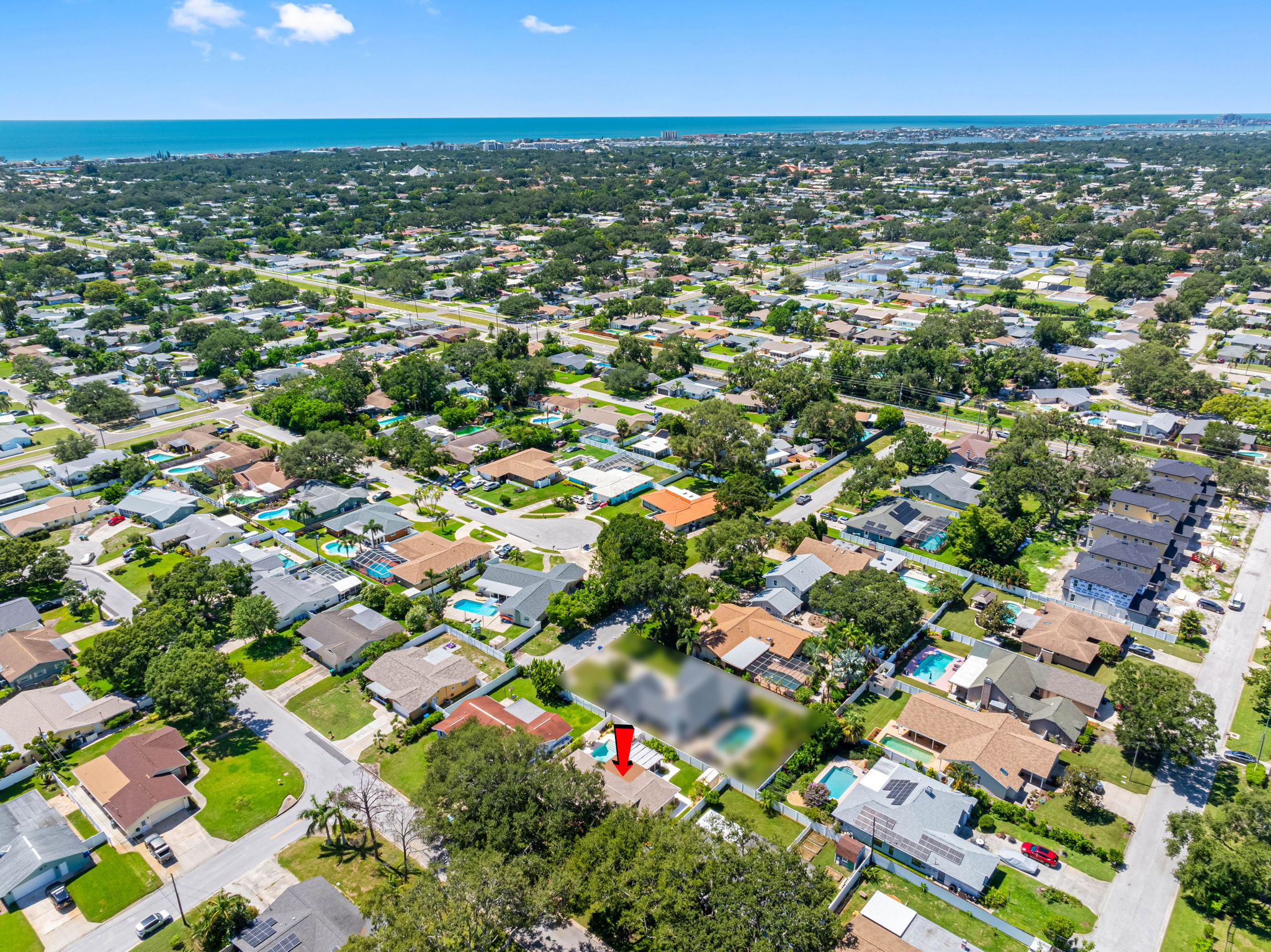 Aerial View of the Neighborhood