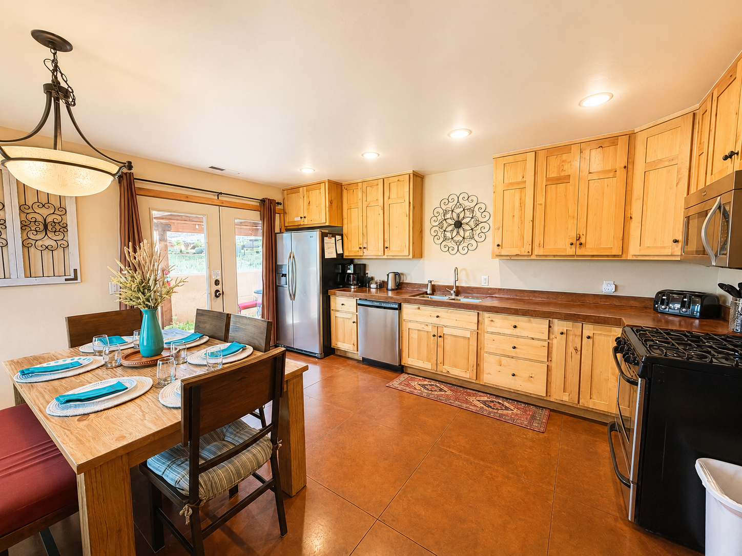Kitchen and Dining Area
