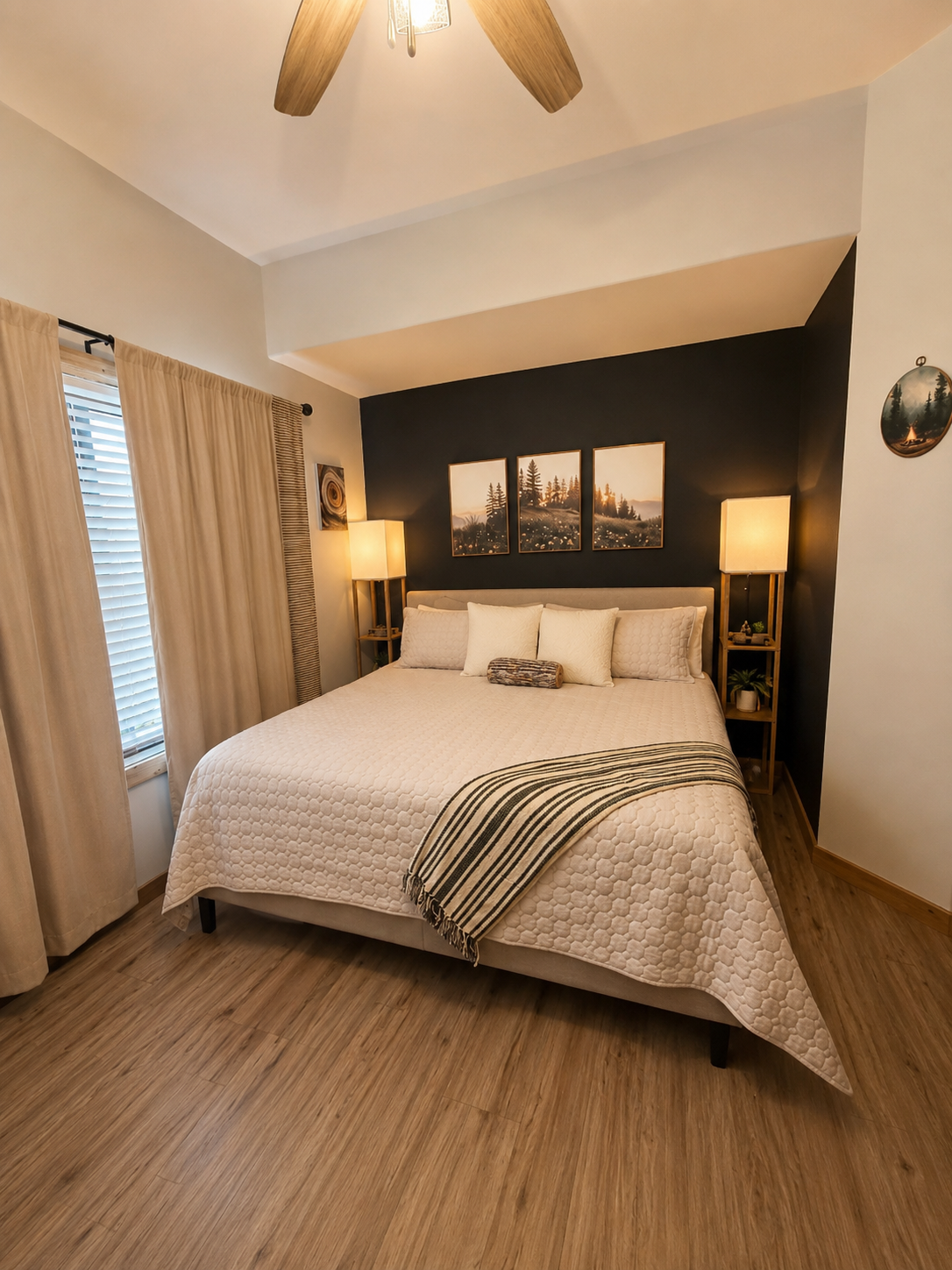 King bedroom on the Lower Level