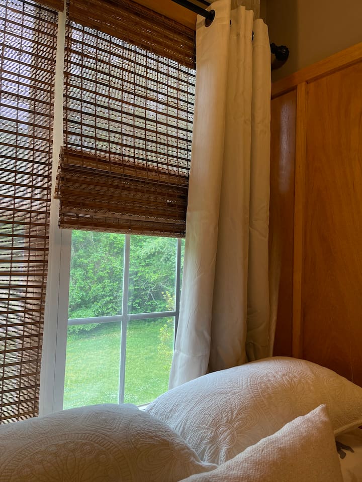 Blackout curtains for sleeping in!