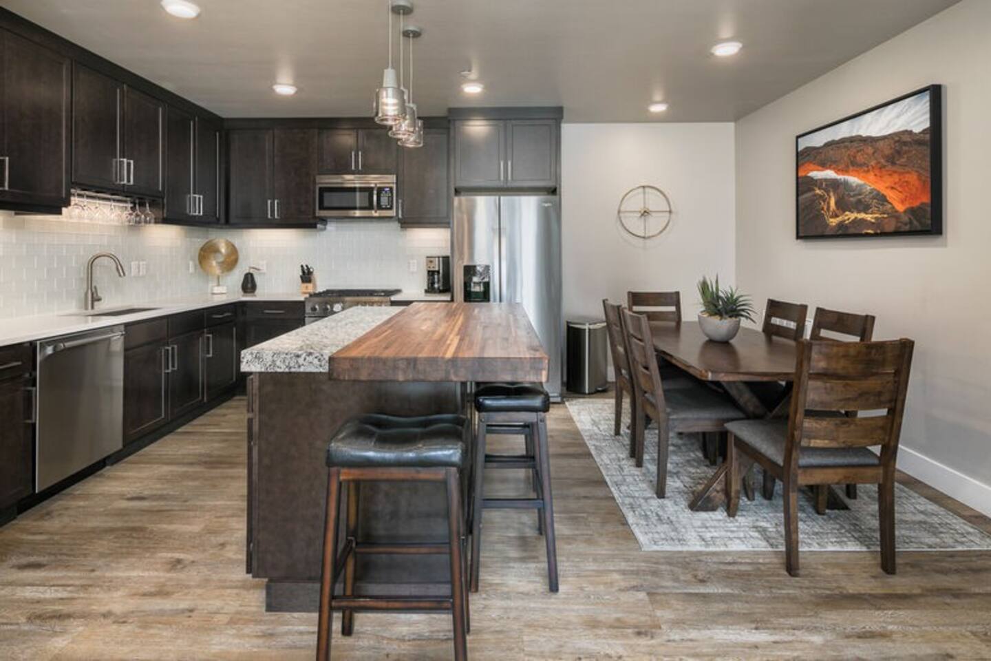 Kitchen and Dining Area