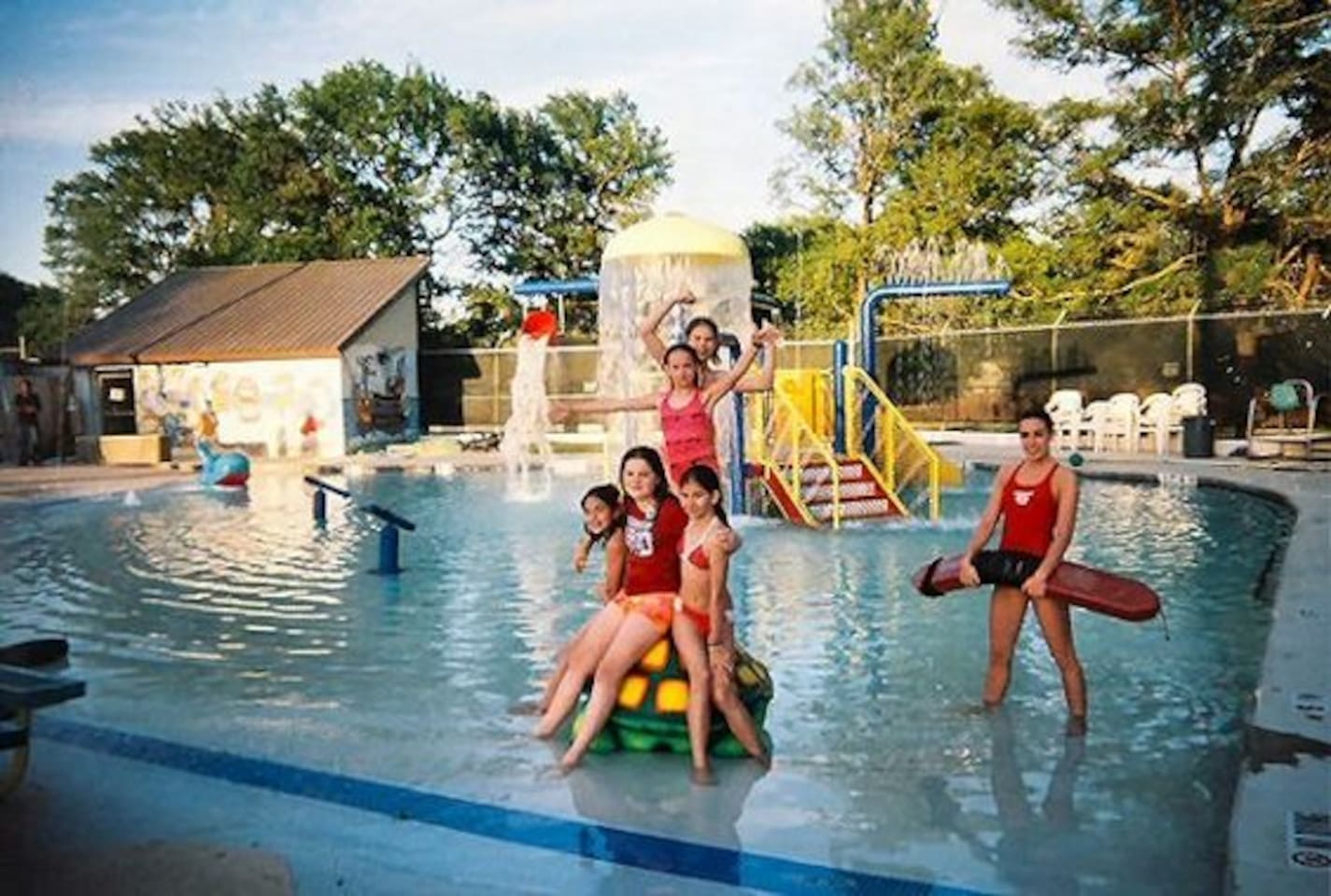 Enjoy This Splash Pad In the Summer Months At the Nearby Community Pool Located Five Minutes From the House. 