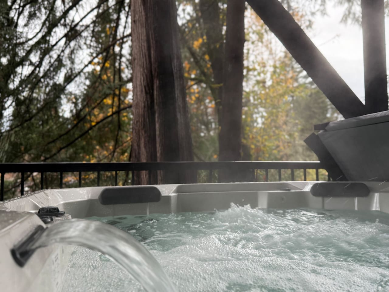 Luxury Hot Springs hot tub.