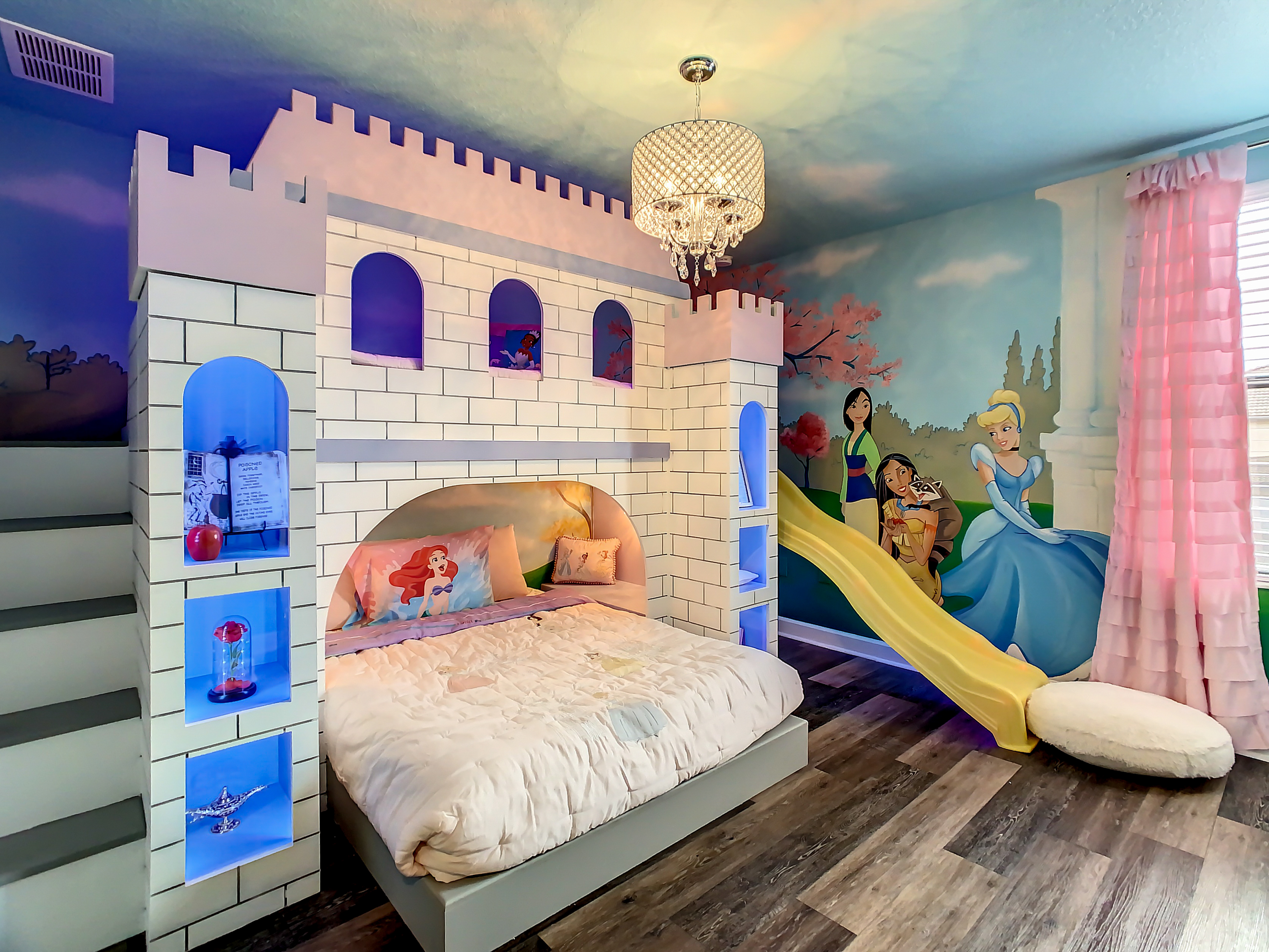 Bedroom #7- 2nd Floor- Twin on Top Bunk, Double on Bottom Bunk