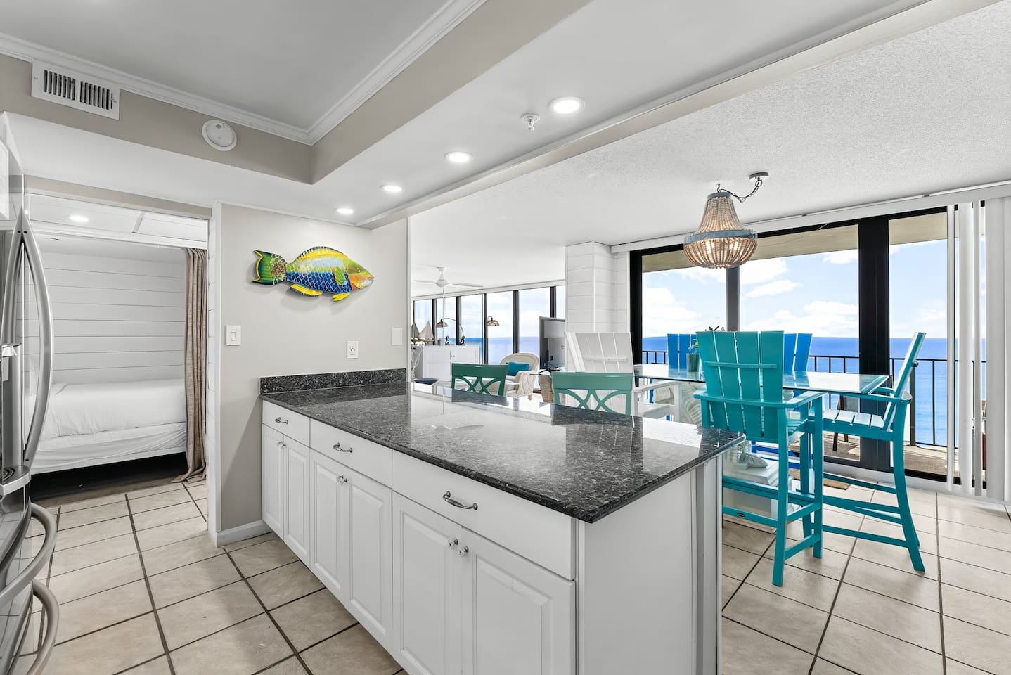 Bar area of the kitchen