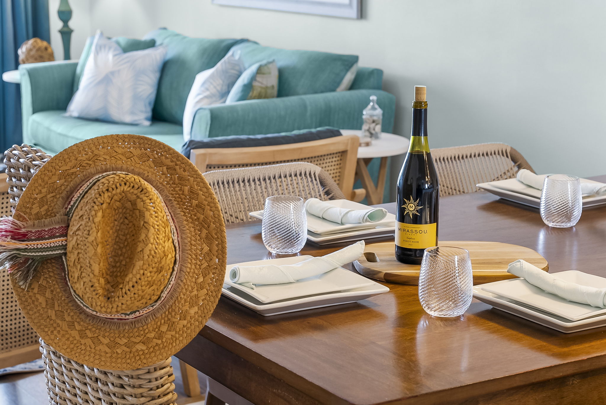 Welcome to the dining area for the duration of your stay.