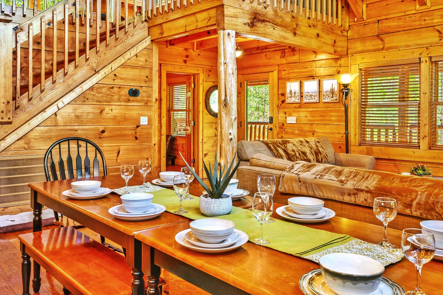 Plenty of places to eat out in the area, or stay in and cook and eat as a family/friends