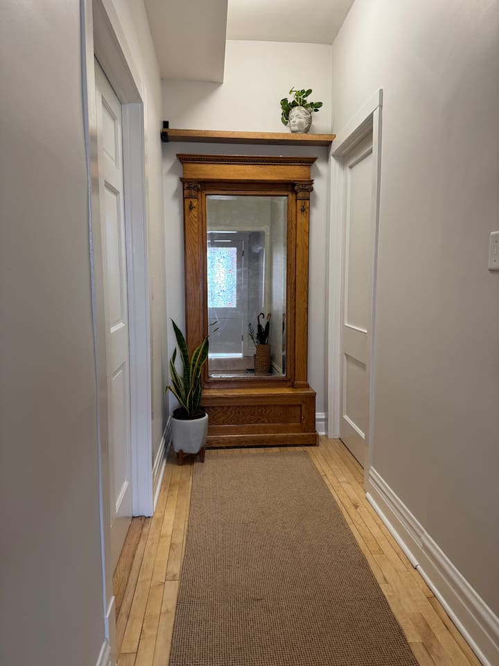 Entryway leading into the welcoming interior of the home.