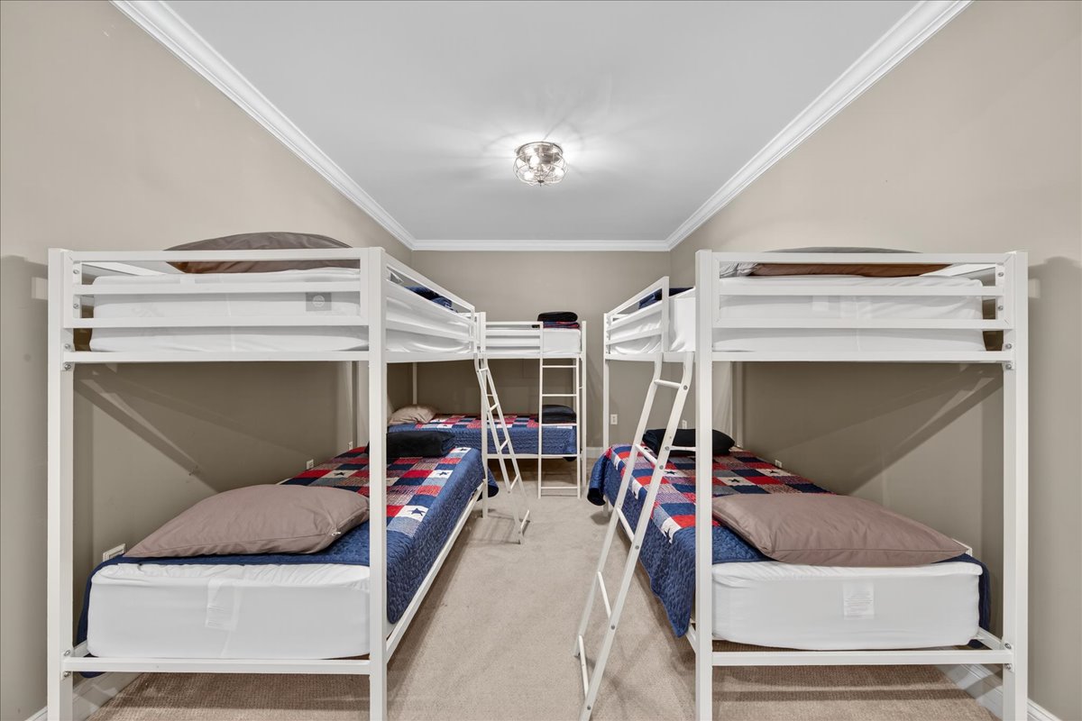 Perfect bunk room for kids or groups.