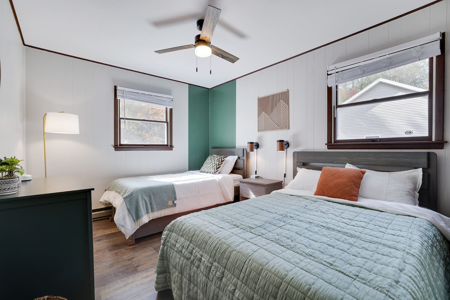 [Bedroom #3] Twin trundle and a full size bed.