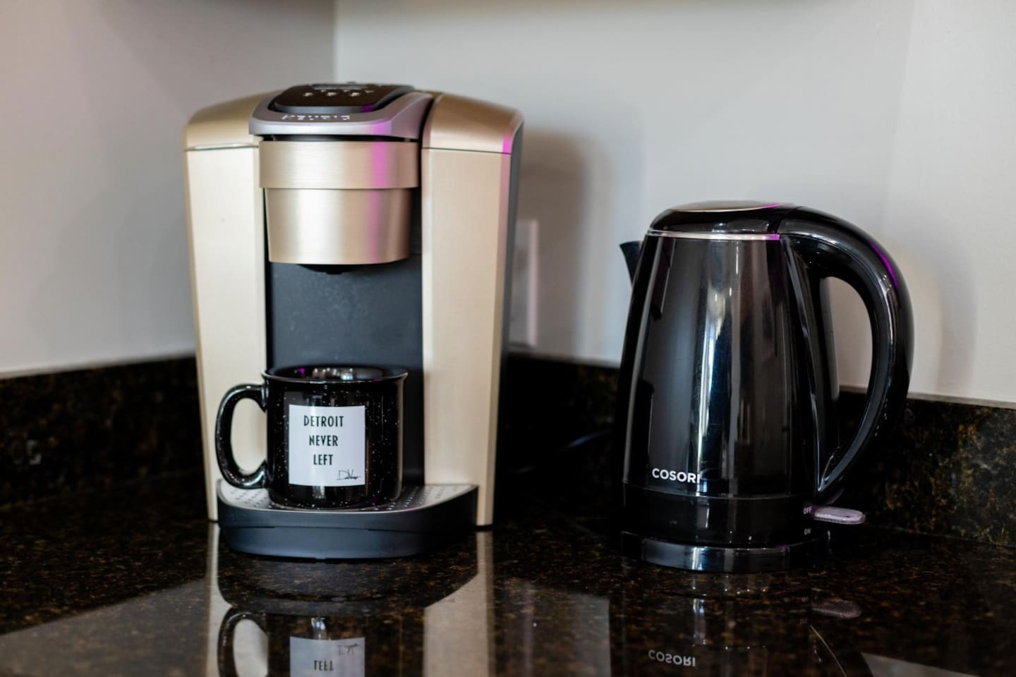 "coffee bar was well stocked" - Jennifer, 5 Star Review