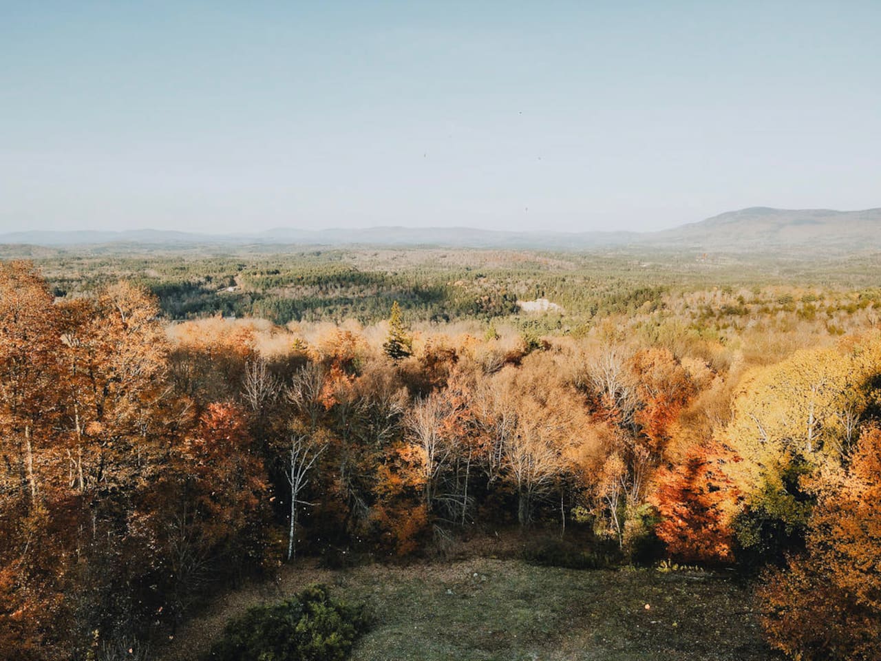 View from the house of the back of the property and miles of mountain views!