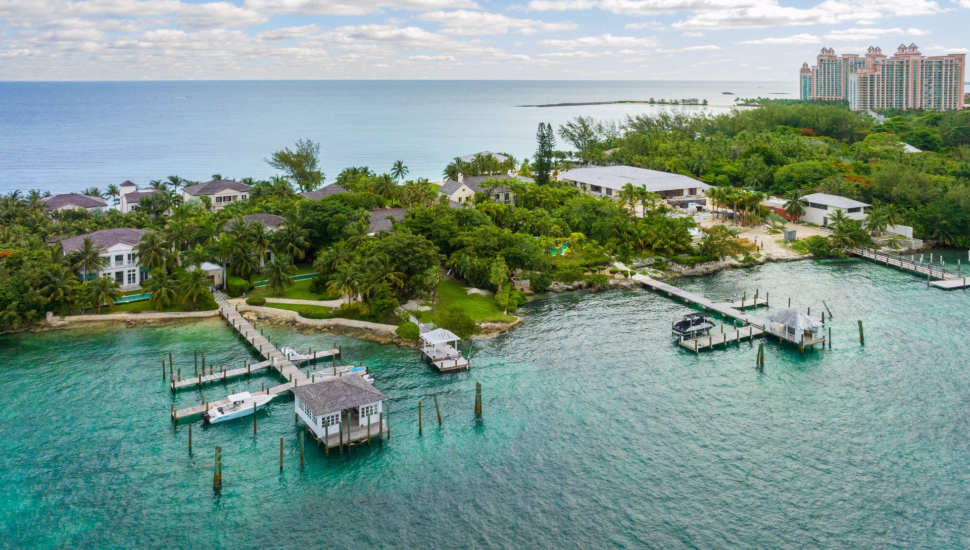 Your Exclusive Paradise Island Villa is Nestled between the Nassau Harbour and the Atlantic Ocean