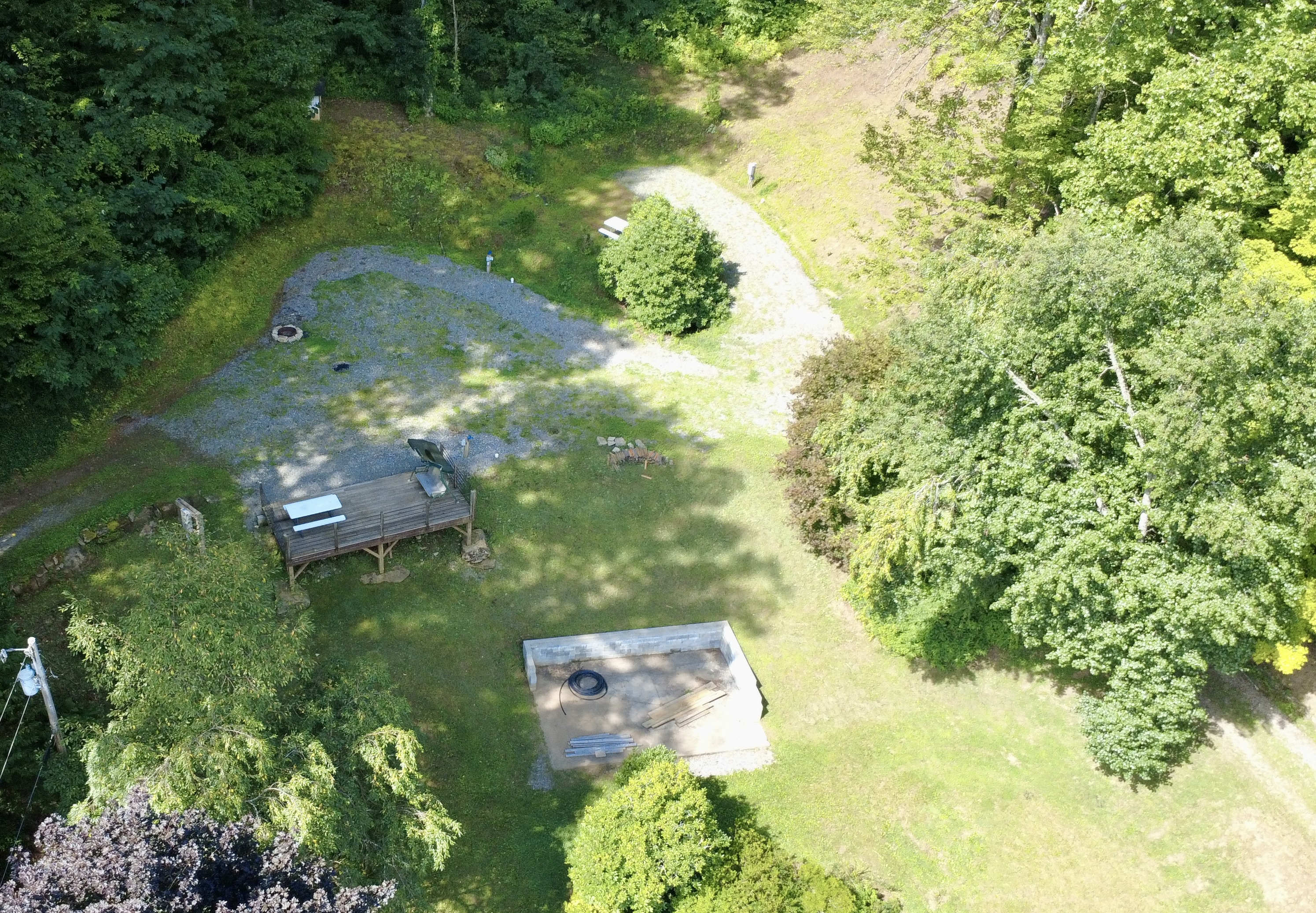 Three sites, one great location — Sites 1, 2 & 3 are ideal for group camping fun.