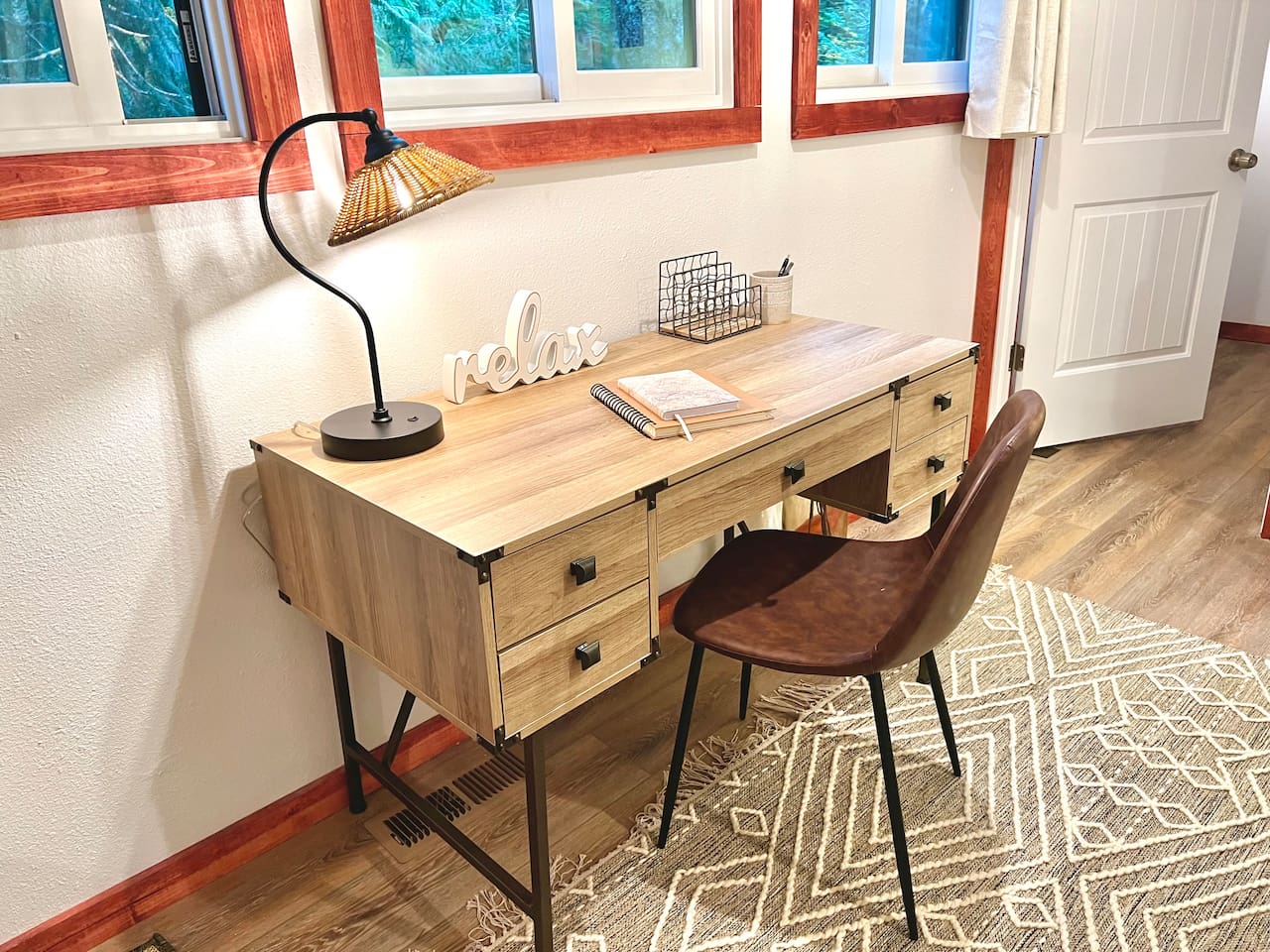 Main Floor Queen Bedroom Workspace