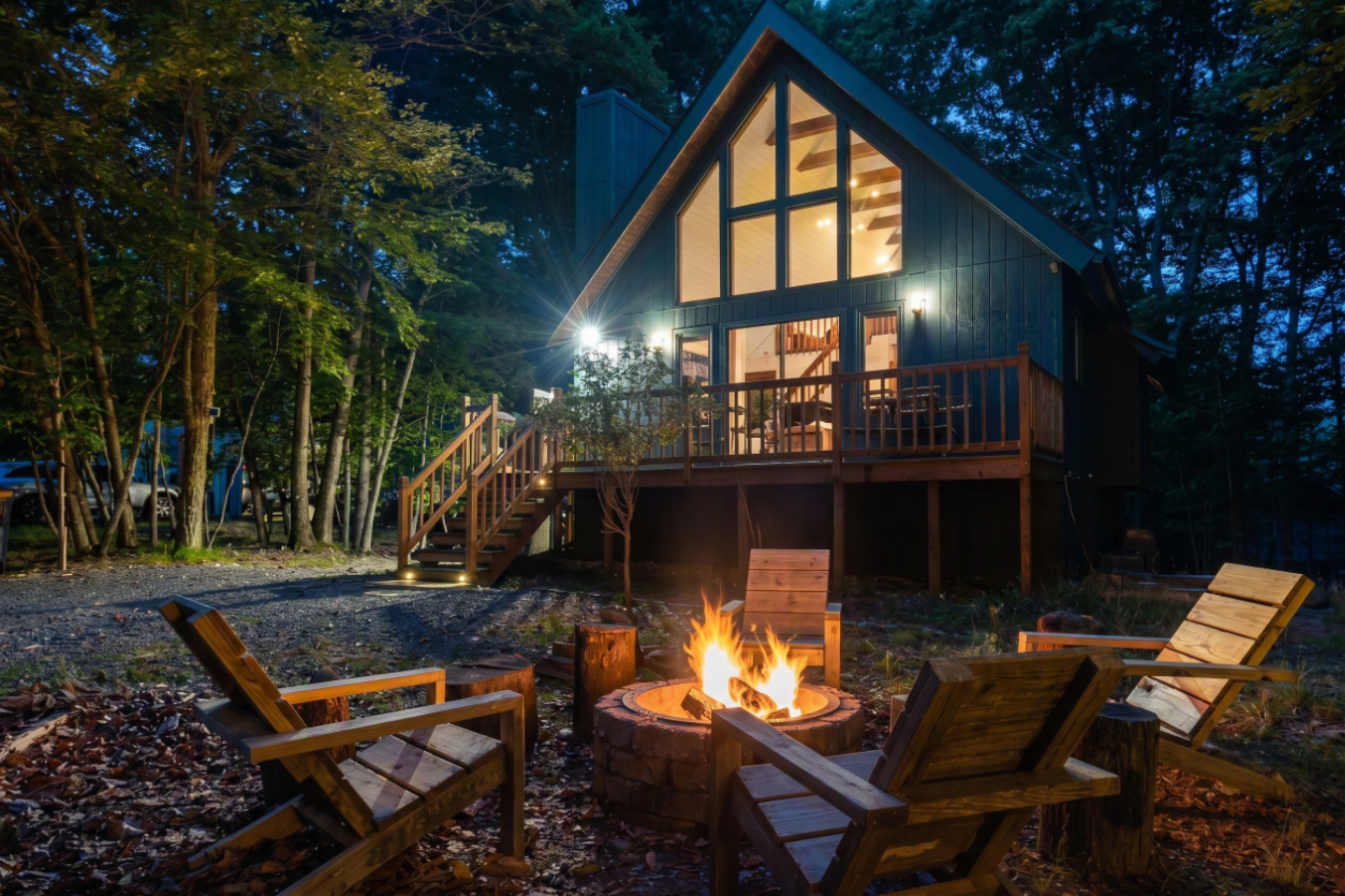 Starry nights around the firepit
