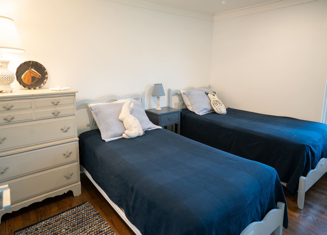Comfortable twin beds in Bedroom #3.  Perfect for children--and adults too!