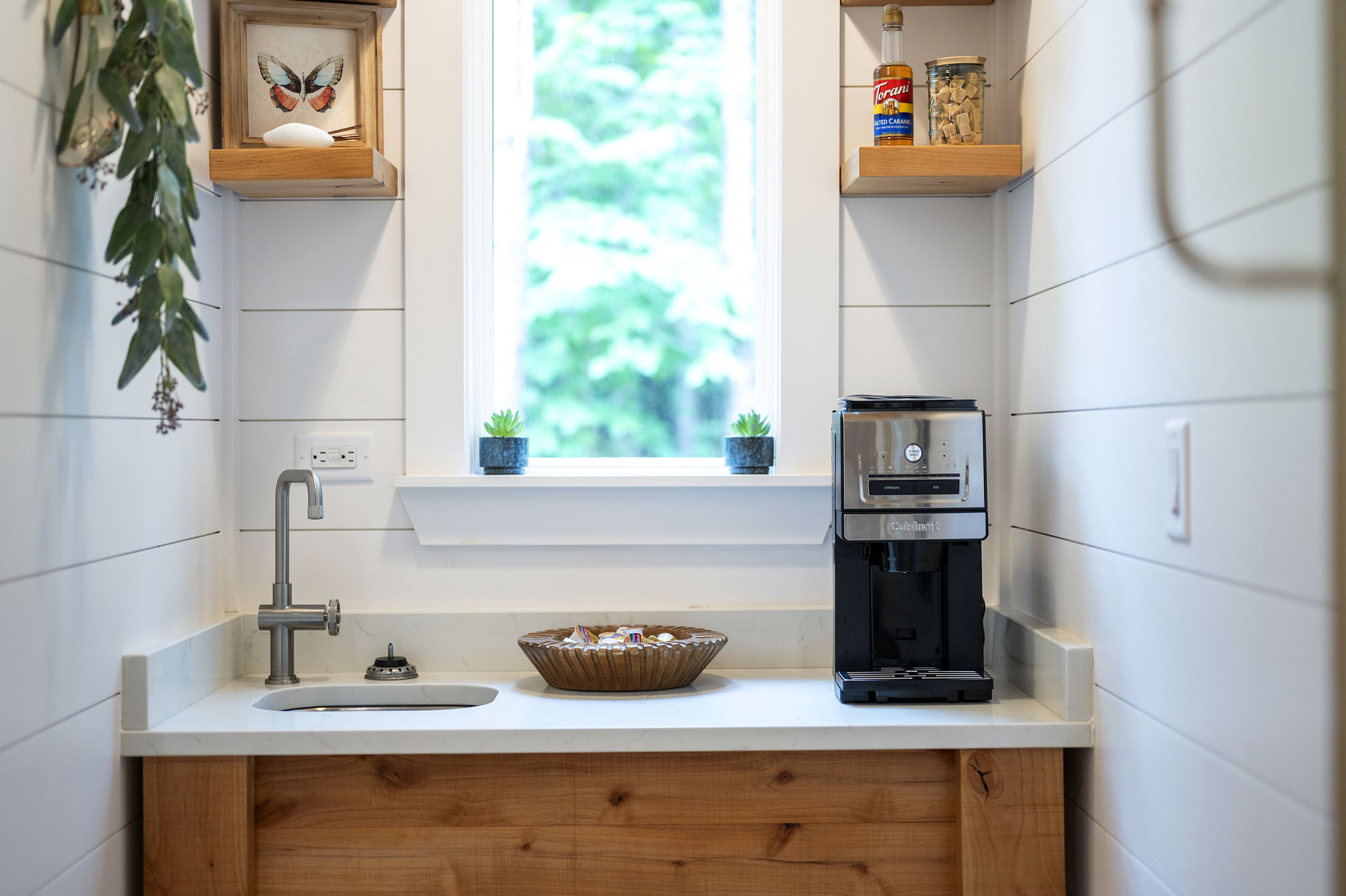 Private Casita bathroom with personal amenities.