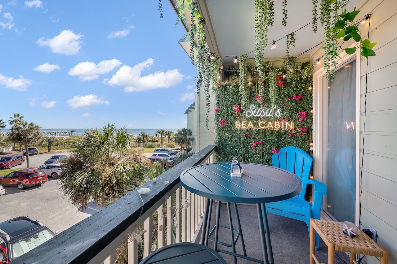 View from Susu's Sea Cabin | 238C 1300 Ocean Blvd | Isle of Palms, SC | IOP Escapes